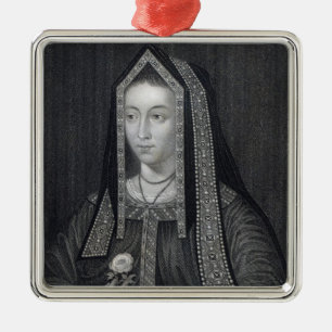 Ornamento De Metal Retrato de Elizabeth de York