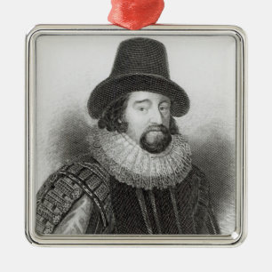 Ornamento De Metal Retrato de Francis Bacon