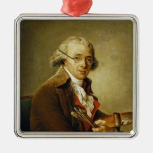 Ornamento De Metal Retrato de Francois-Andre Vincent
