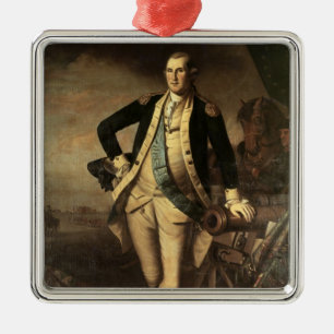 Ornamento De Metal Retrato de George Washington, 1779