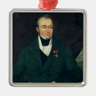 Ornamento De Metal Retrato de Guilherme Dupuytren