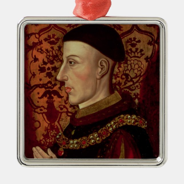 Ornamento De Metal Retrato de Henry V (Frente)