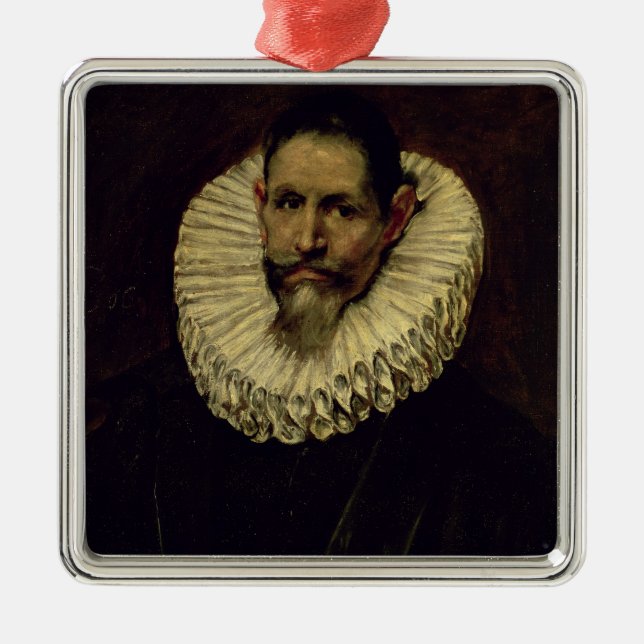 Ornamento De Metal Retrato de Jeronimo de Cevallos, c.1610 (Frente)