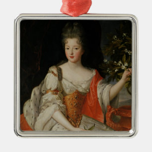 Ornamento De Metal Retrato de Louise-Francoise de Bourbon