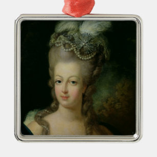 Ornamento De Metal Retrato de Marie-Antoinette