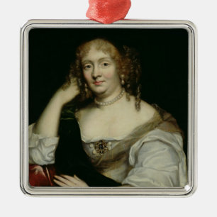 Ornamento De Metal Retrato de Marie de Rabutin-Chantal Marquise