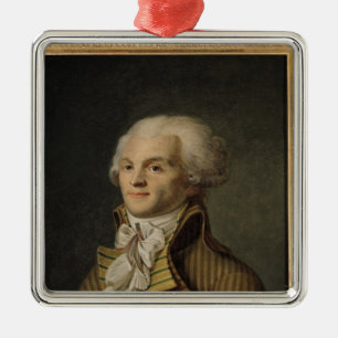 Ornamento De Metal Retrato de Maximiliano de Robespierre