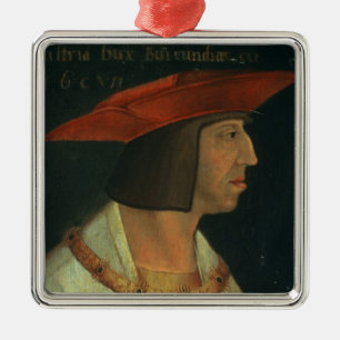Ornamento De Metal Retrato de Maximillian mim
