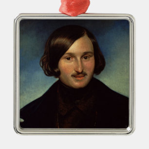 Ornamento De Metal Retrato de Nikolay Gogol, 1841