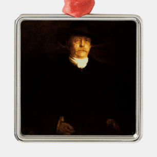 Ornamento De Metal Retrato de Otto von Bismarck (1815-98) (óleo no p