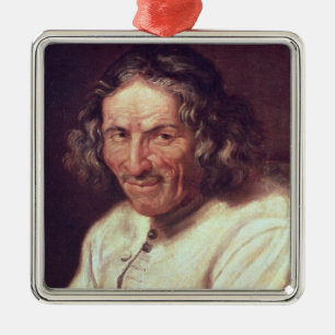 Ornamento De Metal Retrato de Paul Scarron
