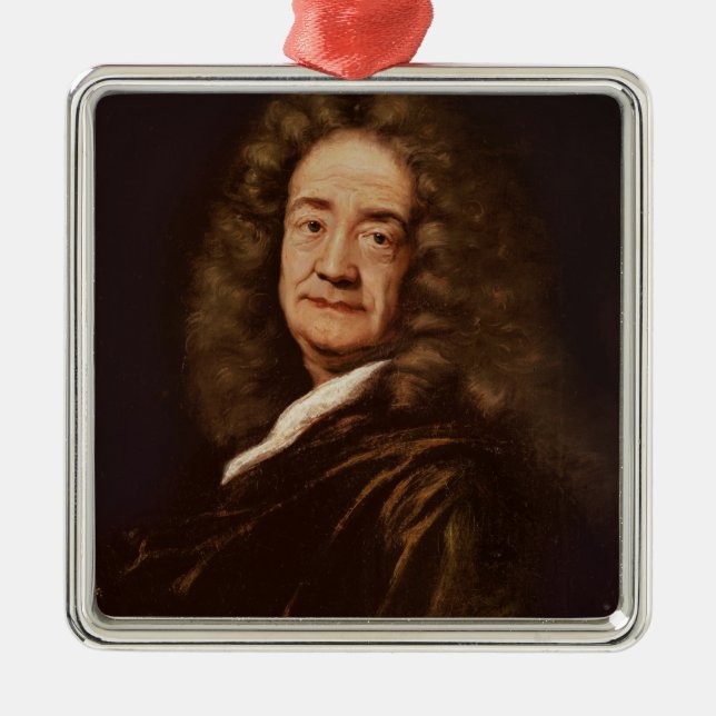 Ornamento De Metal Retrato de Pierre Puget (Frente)