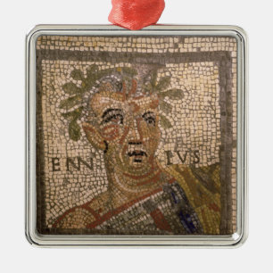 Ornamento De Metal Retrato de Quintus Ennius