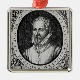 Ornamento De Metal Retrato de Roland de Lassus