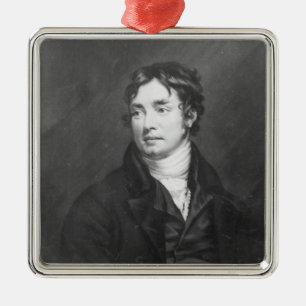 Ornamento De Metal Retrato de Samuel Taylor Coleridge