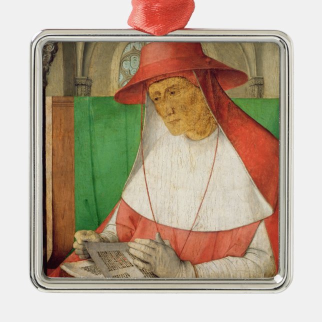 Ornamento De Metal Retrato de St Jerome c.1475 (Frente)