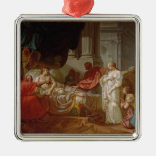 Ornamento De Metal Retrato de Suger, abade de St Denis (1082-1152),