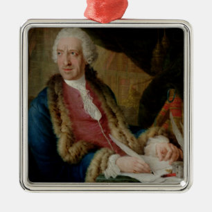 Ornamento De Metal Retrato de um cavalheiro, 1767