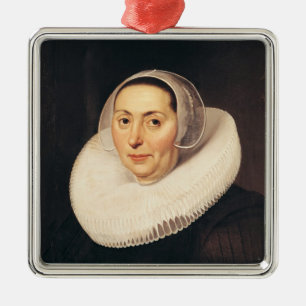 Ornamento De Metal Retrato de uma mulher, 1665