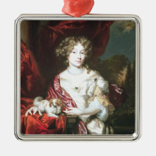 Ornamento De Metal Retrato de uma senhora, 1677