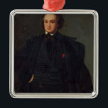 Ornamento De Metal Retrato de Victor Hugo, c.1833<br><div class="desc">Retrato de Victor Hugo | pelo lugar da arte de Louis Boulanger |: Maison de Victor Hugo,  número de coleção da imagem do artista francês | de Paris,  France |: XIR102698</div>