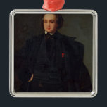 Ornamento De Metal Retrato de Victor Hugo, c.1833<br><div class="desc">Retrato de Victor Hugo | pelo lugar da arte de Louis Boulanger |: Maison de Victor Hugo,  número de coleção da imagem do artista francês | de Paris,  France |: XIR102698</div>