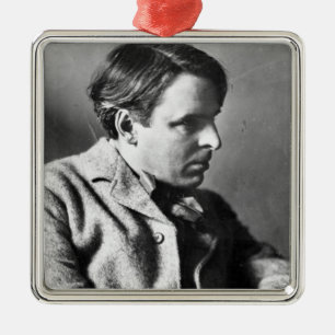 Ornamento De Metal Retrato de W.B. Yeats