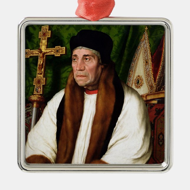 Ornamento De Metal Retrato de William Warham (Frente)