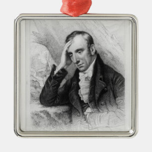 Ornamento De Metal Retrato de William Wordsworth