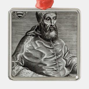 Ornamento De Metal Retrato do papa Pius IV, 1555