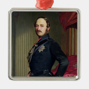Ornamento De Metal Retrato do príncipe Albert (1819-61) 1859 (óleo