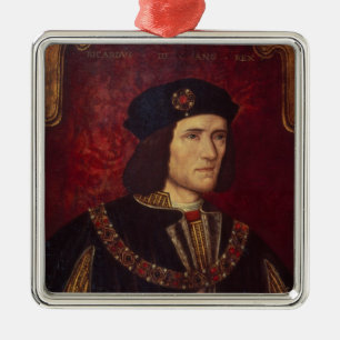 Ornamento De Metal Retrato do rei Richard III