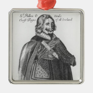 Ornamento De Metal Retrato do senhor Phillom O'Neale