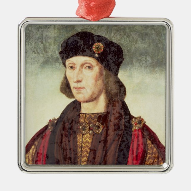 Ornamento De Metal Retrato T31778 de Henry VII (1457-1509) (Frente)