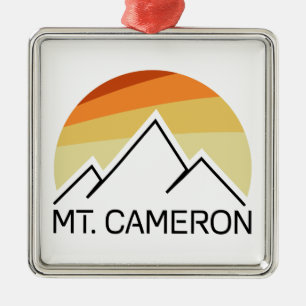Ornamento De Metal Retro do Monte Cameron
