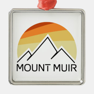 Ornamento De Metal Retro Monte Muir California