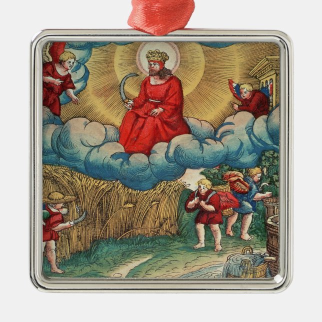 Ornamento De Metal Revelações (Frente)