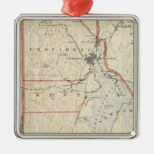 Ornamento De Metal Rhode - atlas 2 da ilha