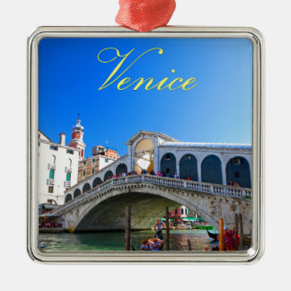 Ornamento De Metal Rialto Bridge Veneza - Foto Pro