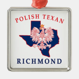 Ornamento De Metal Richmond Polonês Texan