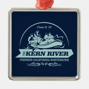 Ornamento De Metal Rio Kern (rafting 2)