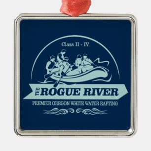 Ornamento De Metal Rio Rogue (rafting2)