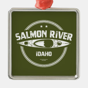 Ornamento De Metal Rio Salmon Idaho
