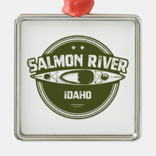 Ornamento De Metal Rio Salmon Idaho