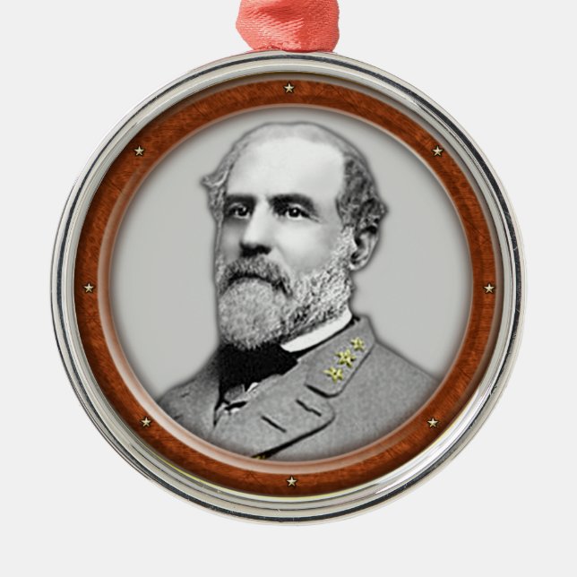 Ornamento De Metal Robert E.Lee (Frente)