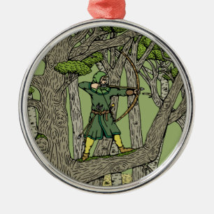Ornamento De Metal Robin Hood