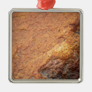 Ornamento De Metal Rocha de Granito Cor de Ferrugem
