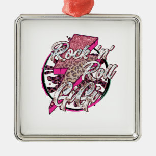 Ornamento De Metal Rock E Roll Gigi