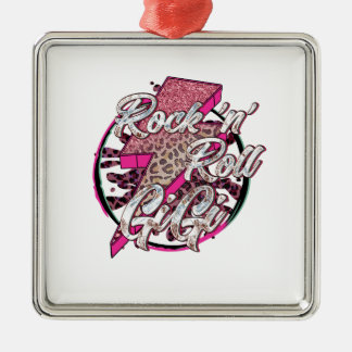 Ornamento De Metal Rock E Roll Gigi