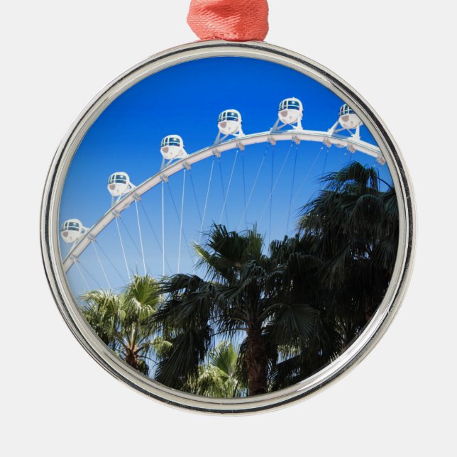 Ornamento De Metal Roda 2 de Las Vegas Ferris (Frente)